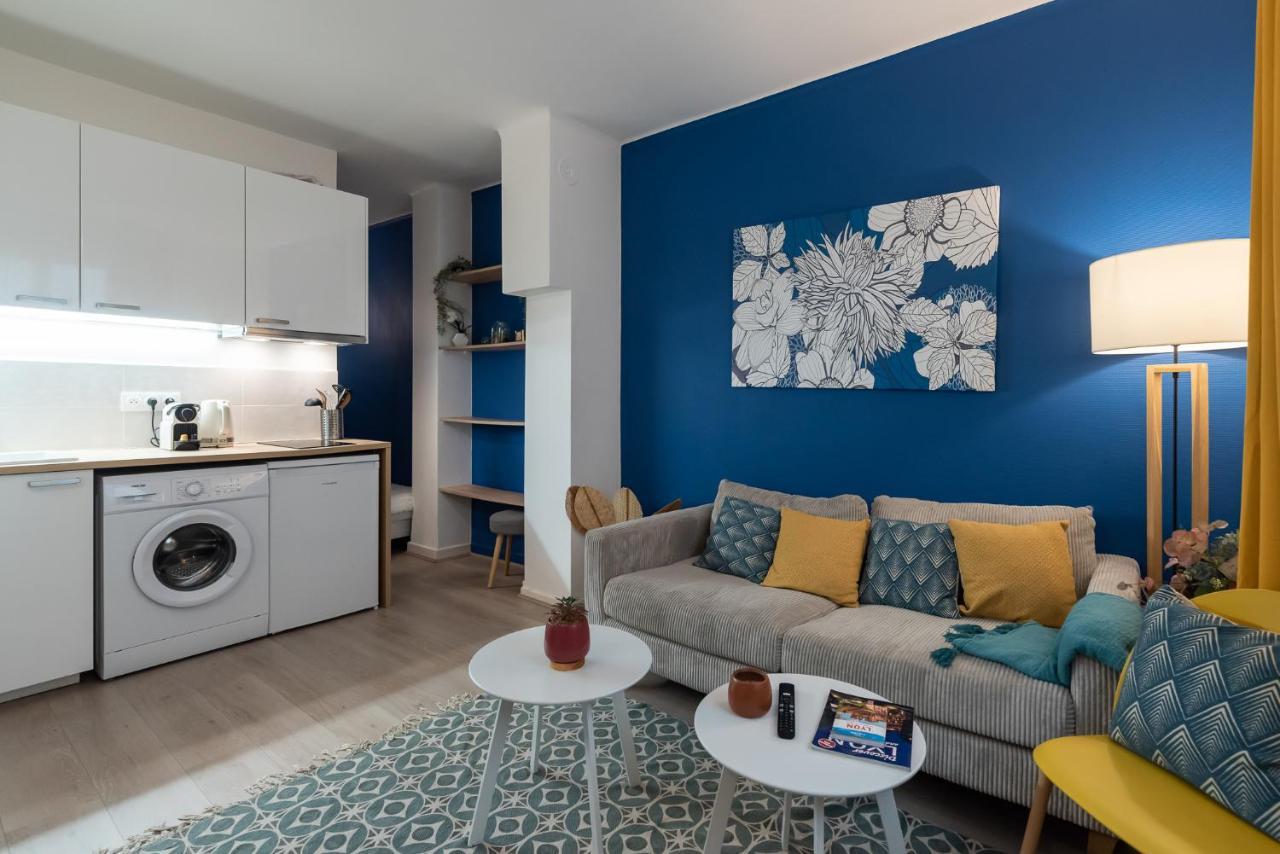 Апартаменты Studio Blue Confort , Proche Gare Part Dieu Вийёрбан Экстерьер фото